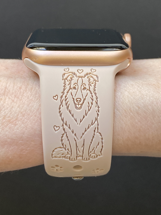 Collie Dog Watch Band For Apple Watch