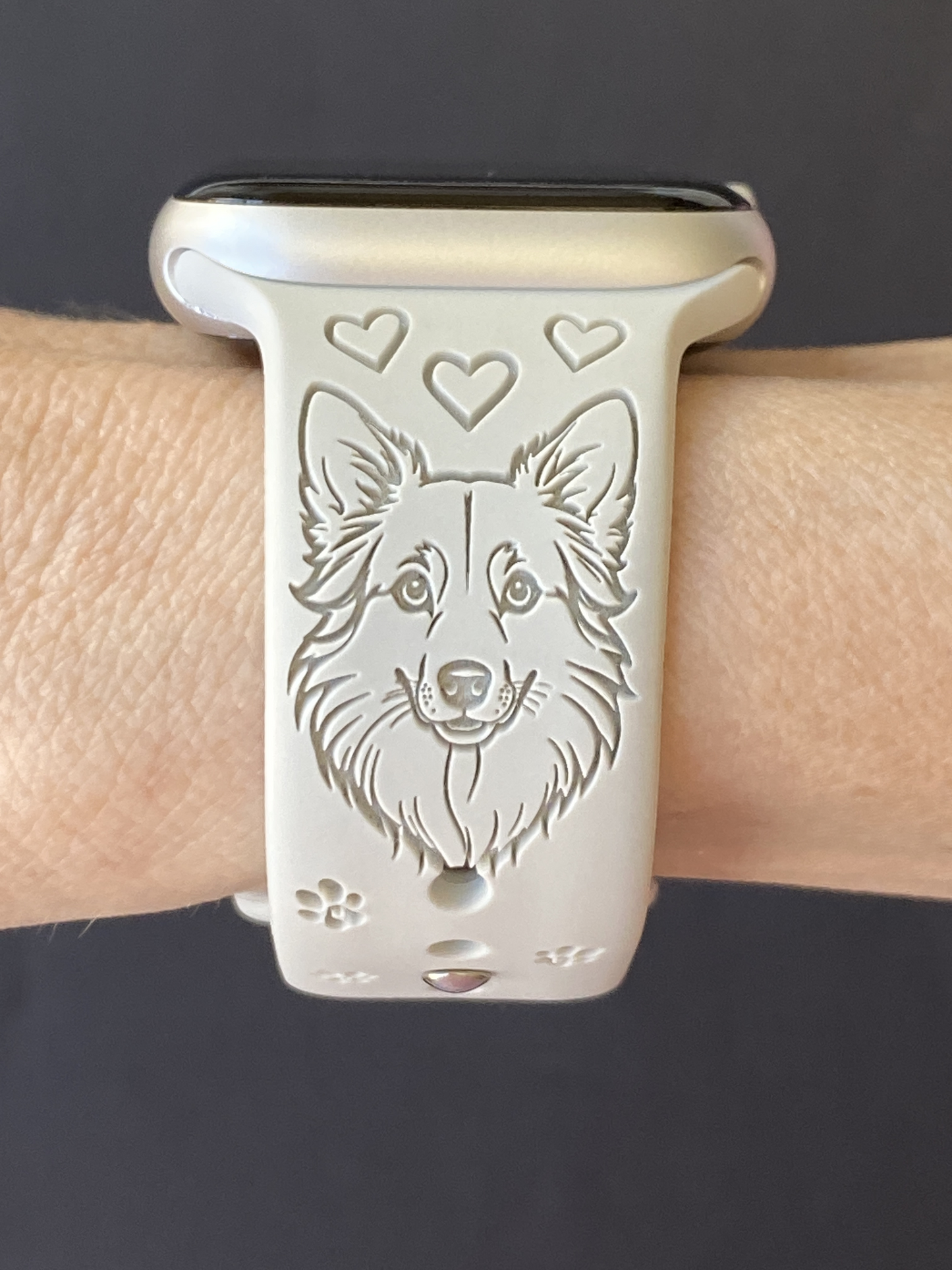 Border Collie Dog Watch Band For Apple Watch