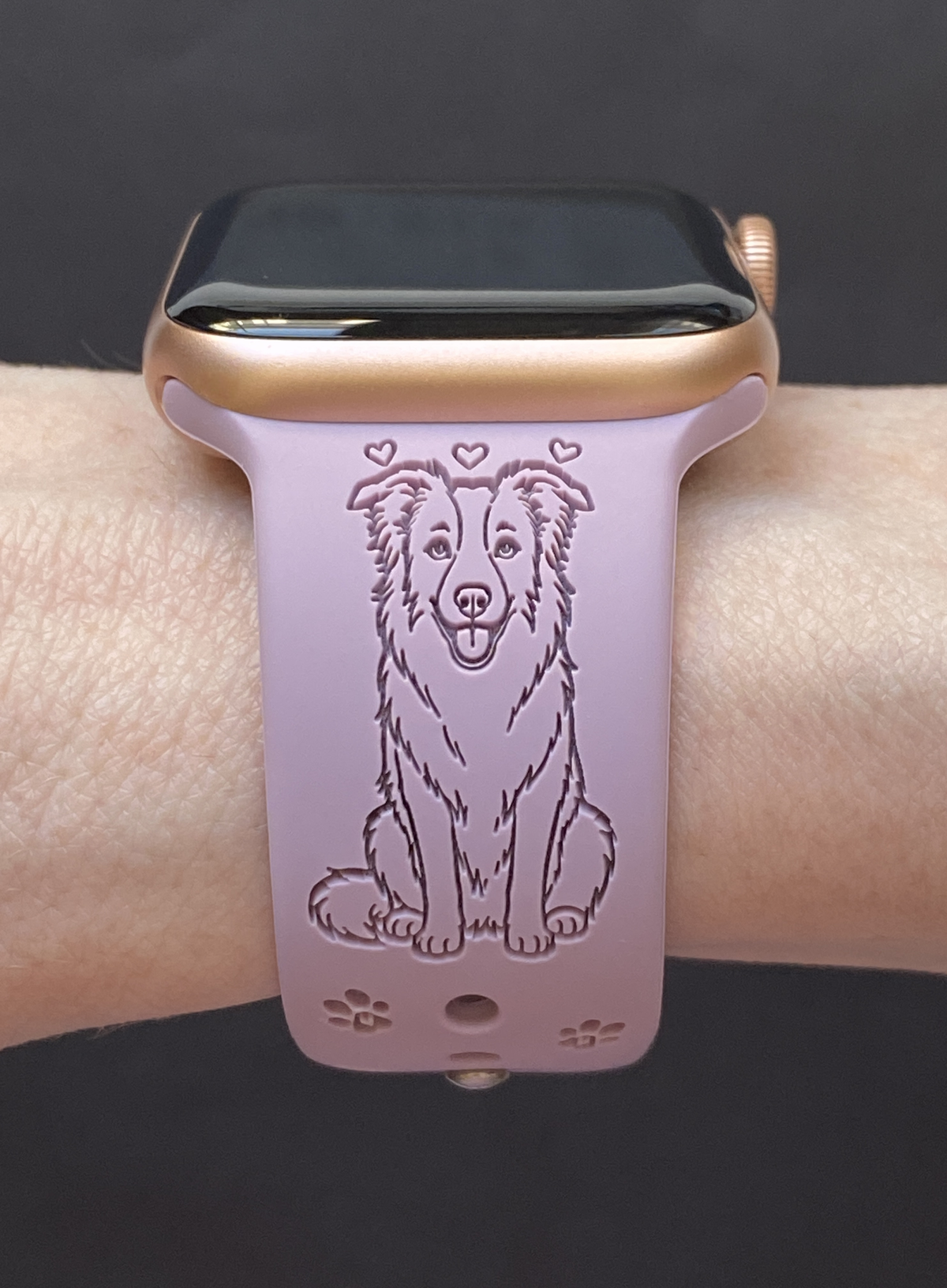 My Pet Border Collie Dog Watch Band For Apple Watch