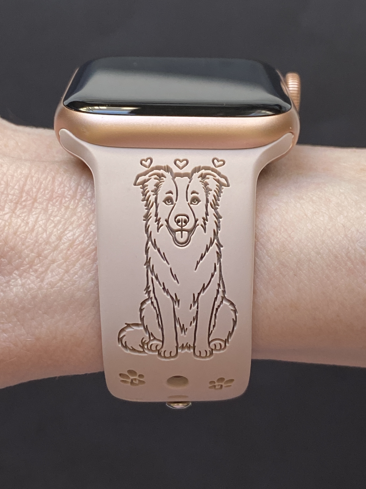 My Pet Border Collie Dog Watch Band For Apple Watch