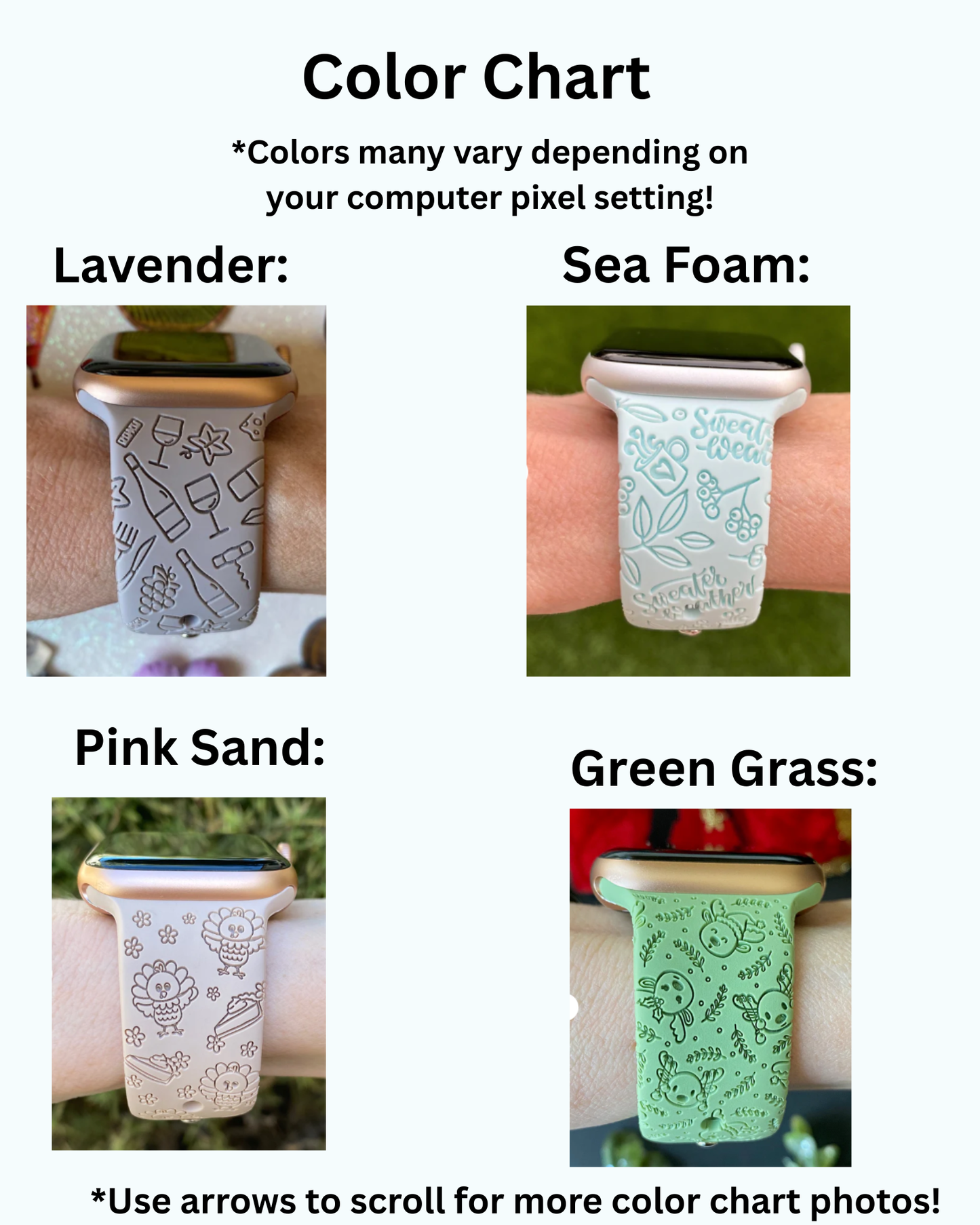 Color Chart Do Not Add This To Cart :)