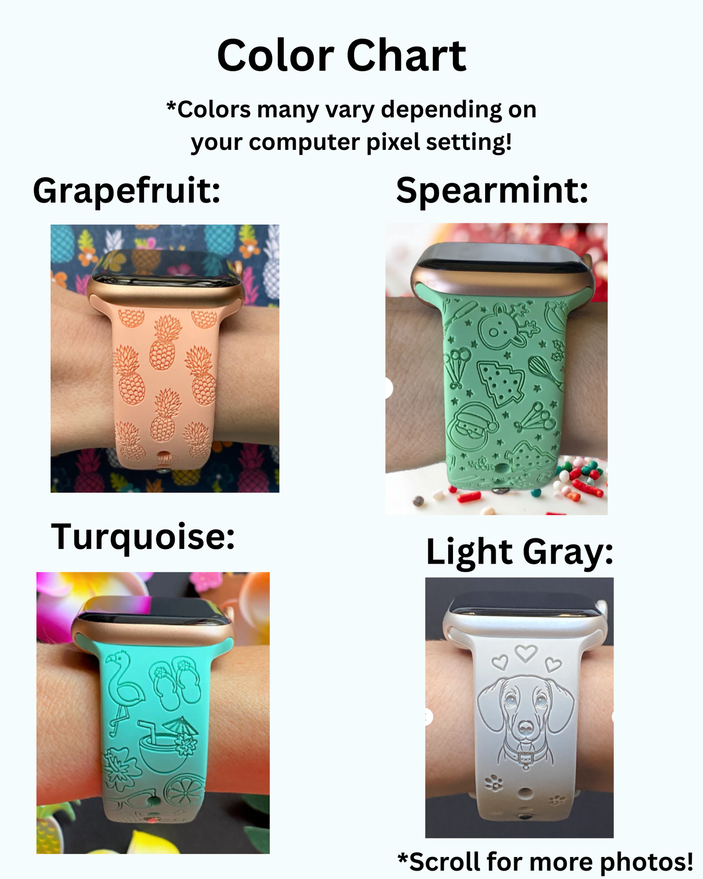 Color Chart Do Not Add This To Cart :)
