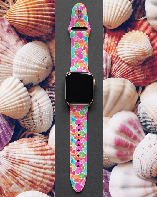 Colorful Seashells Watch Band For Apple Watch