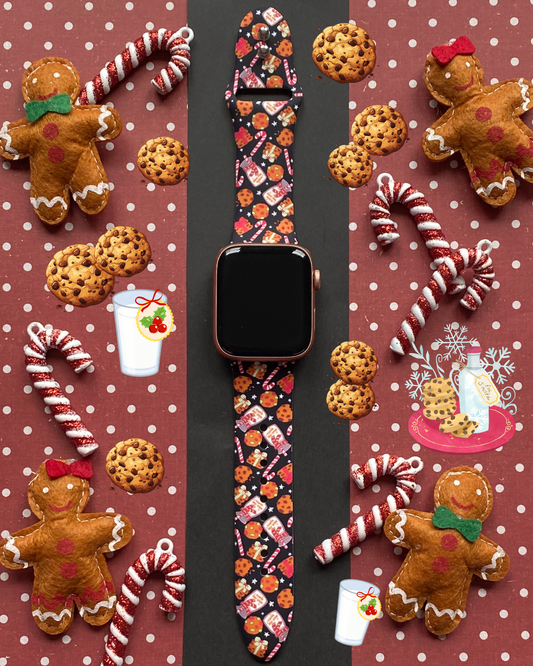 Christmas Cookies For Santa Watch Band For Apple Watch