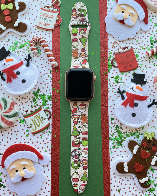Grandma's Christmas Cookies Watch Band For Apple Watch