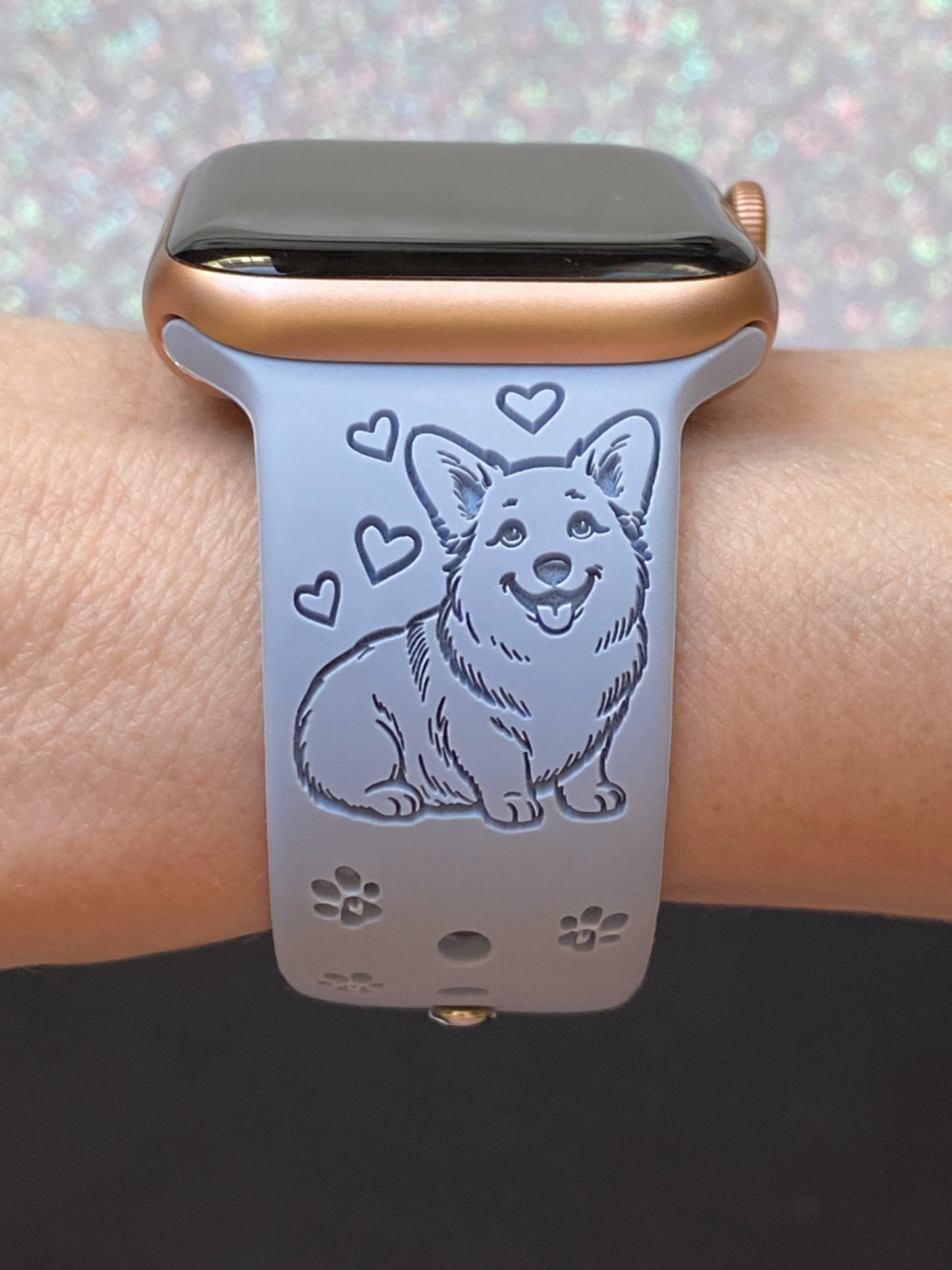 Short Tail Corgi Dog Watch Band For Apple Watch
