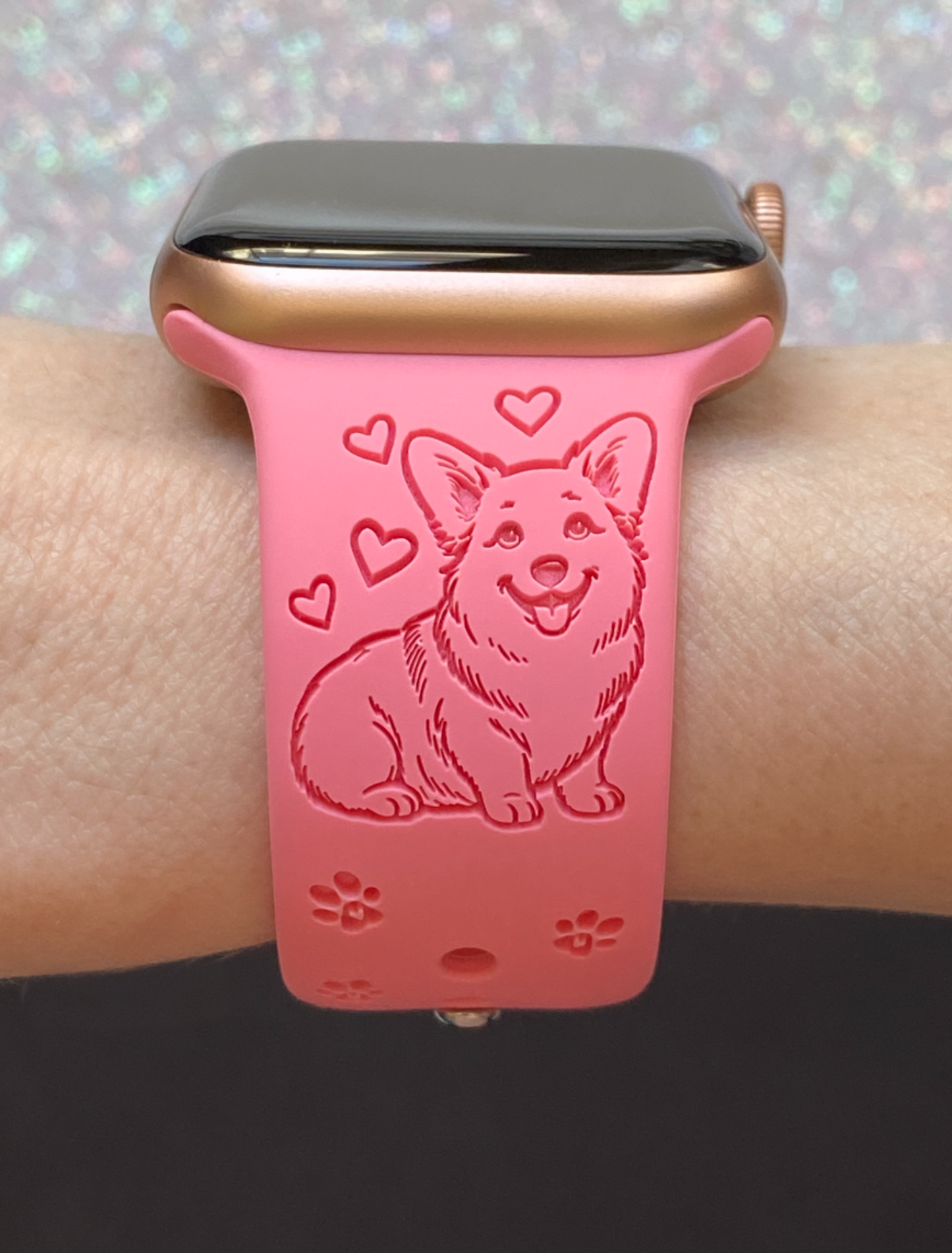 Short Tail Corgi Dog Watch Band For Apple Watch
