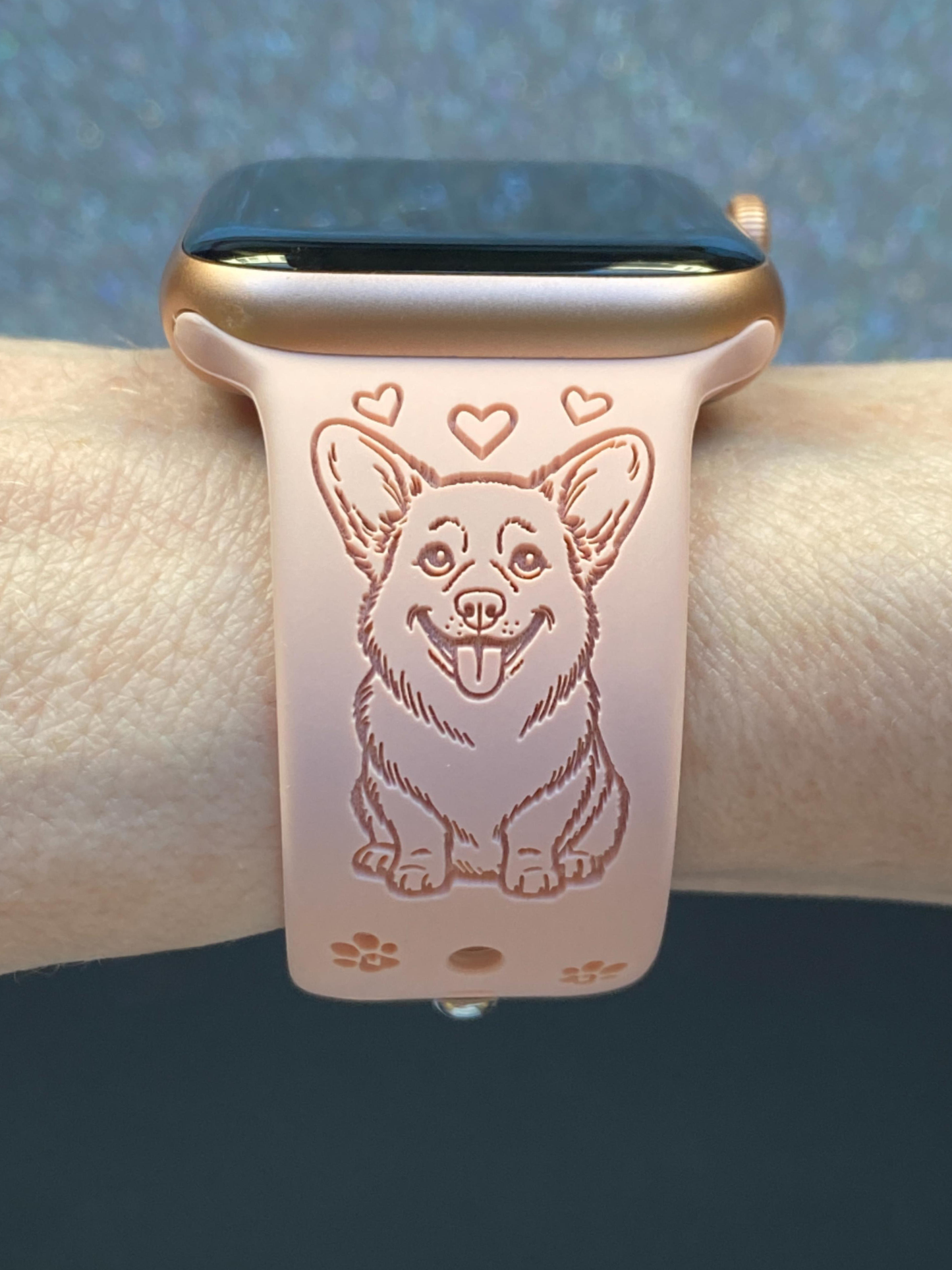 My Best Friend Corgi Dog Watch Band For Apple Watch
