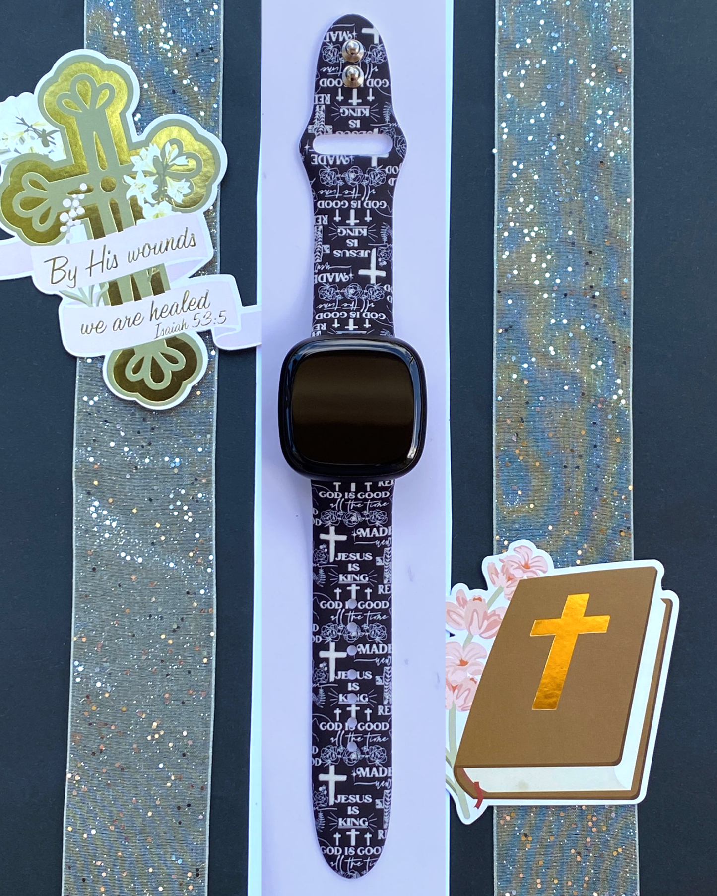 Cross Fitbit Versa 3/Versa 4/Sense/Sense 2 Watch Band
