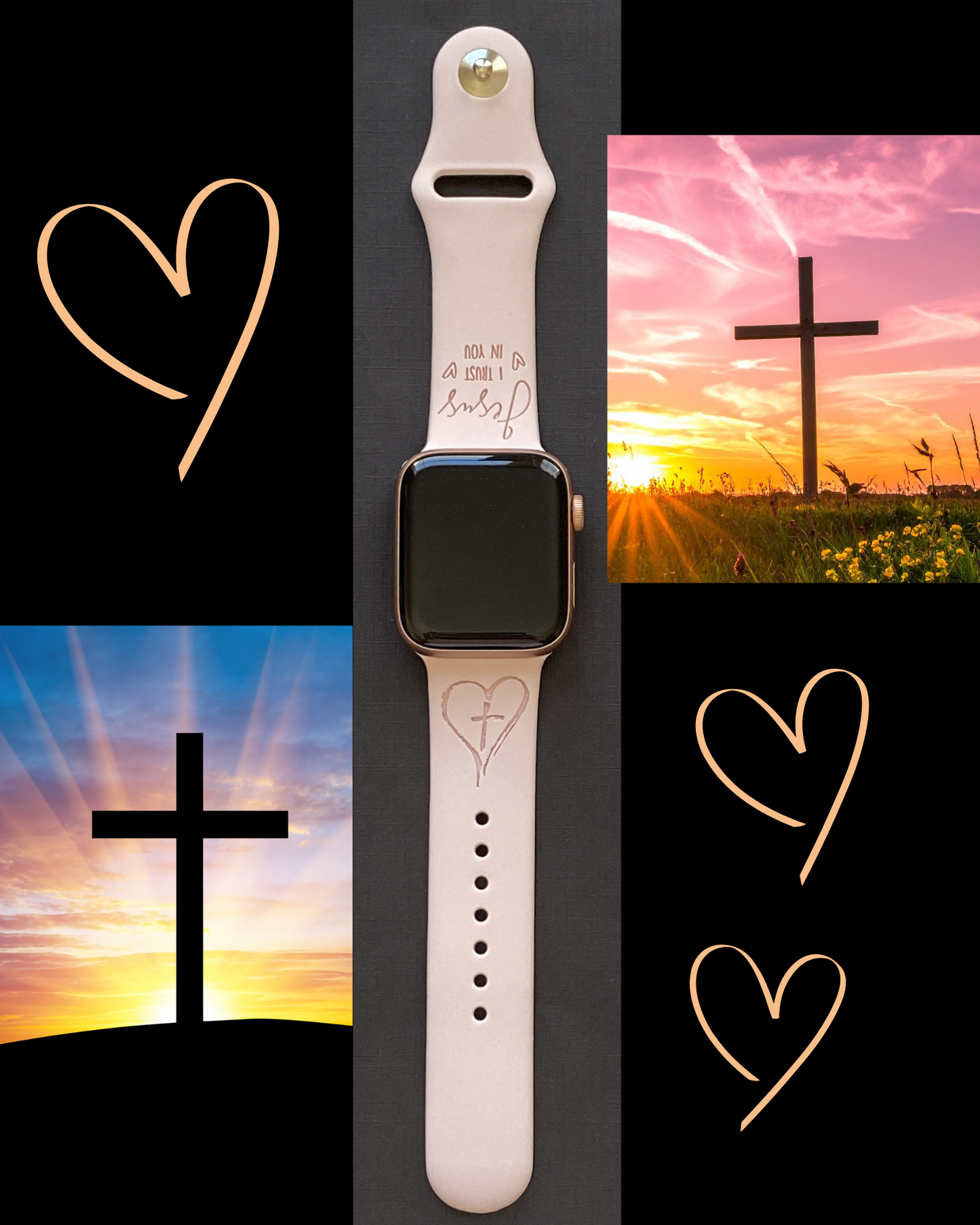 Cross and Verse Watch Band For Apple Watch