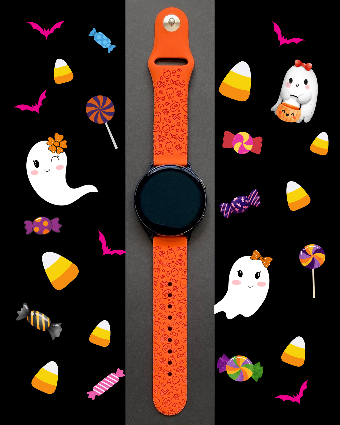 Cute Halloween 20mm Samsung Galaxy Watch Band