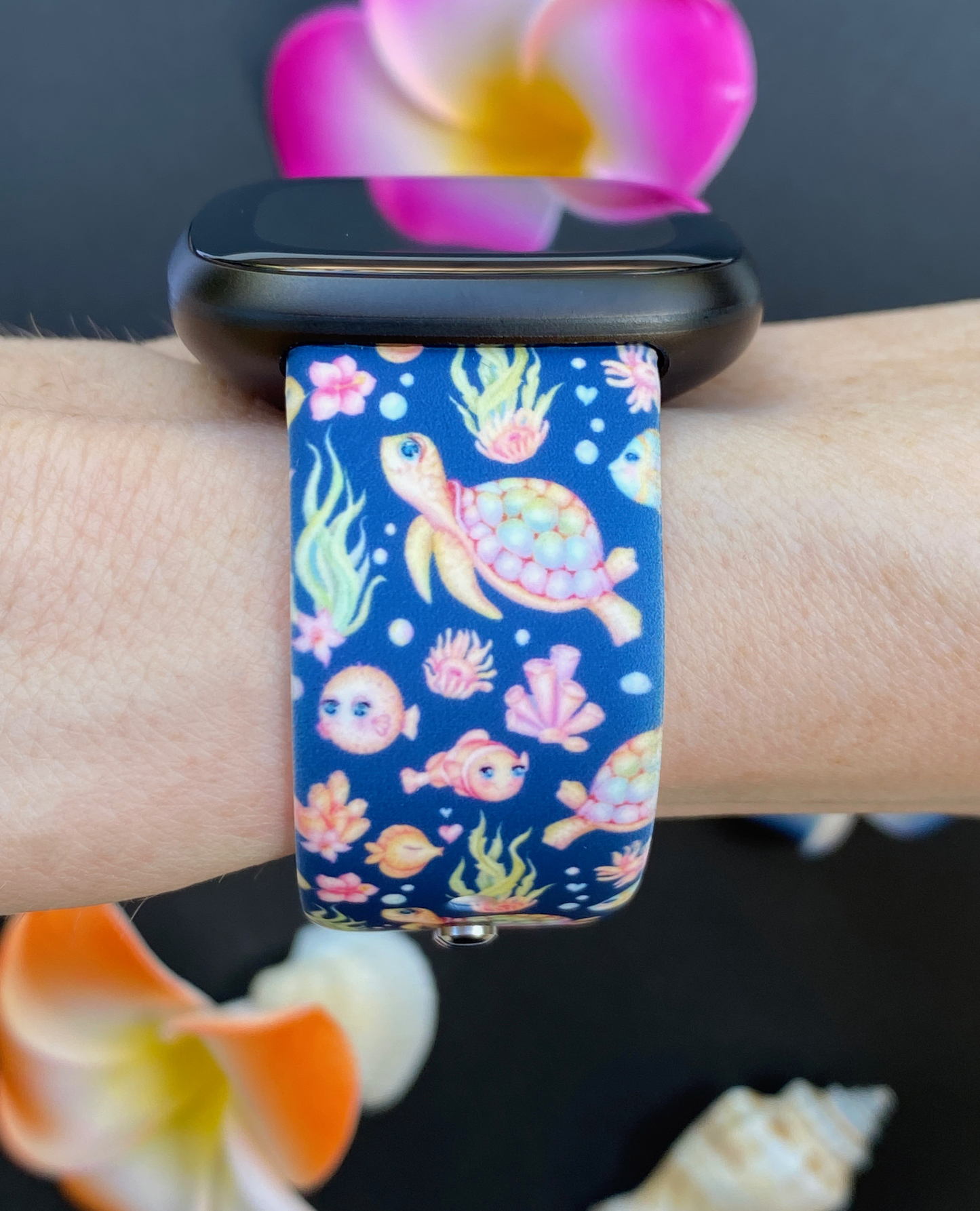 Cute Turtle Fitbit Versa 3/Versa 4/Sense/Sense 2 Watch Band