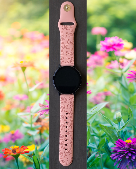 Spring Blooms 20mm Samsung Galaxy Watch Band