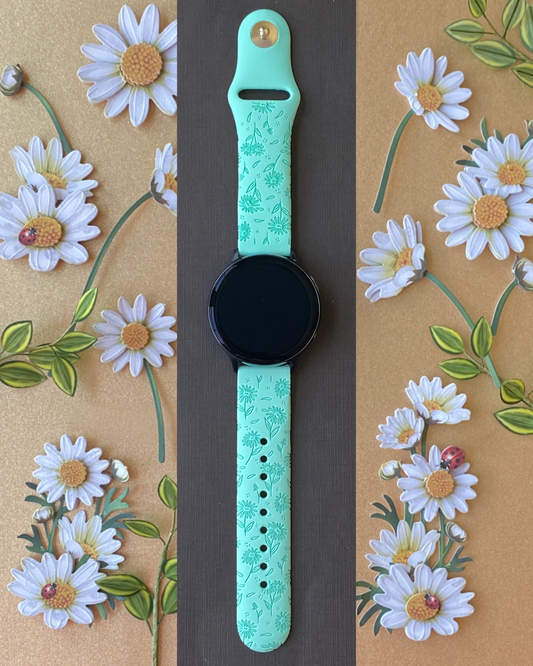 Daisy Blooms 20mm Samsung Galaxy Watch Band