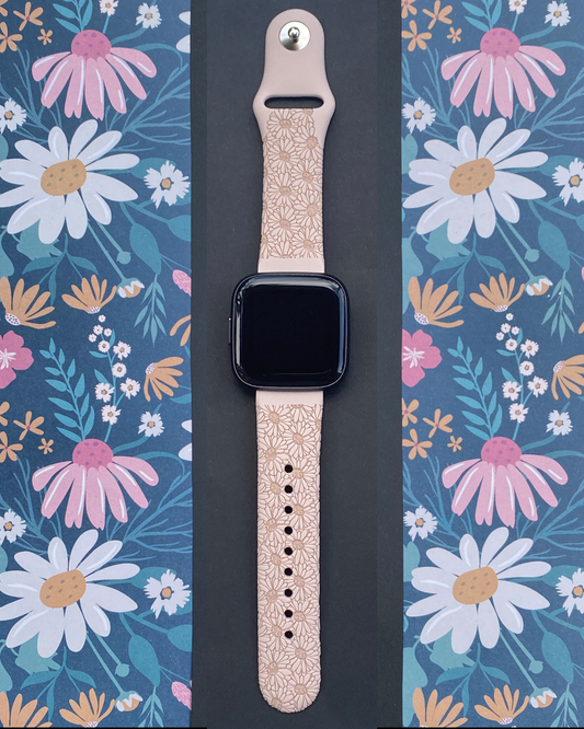 Daisy Floral Fitbit Versa 1/2 Watch Band