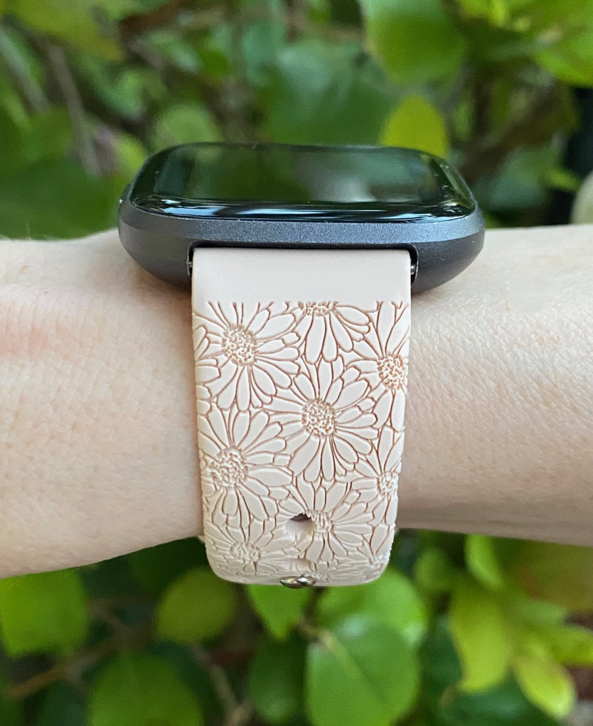 Daisy Floral Fitbit Versa 1/2 Watch Band