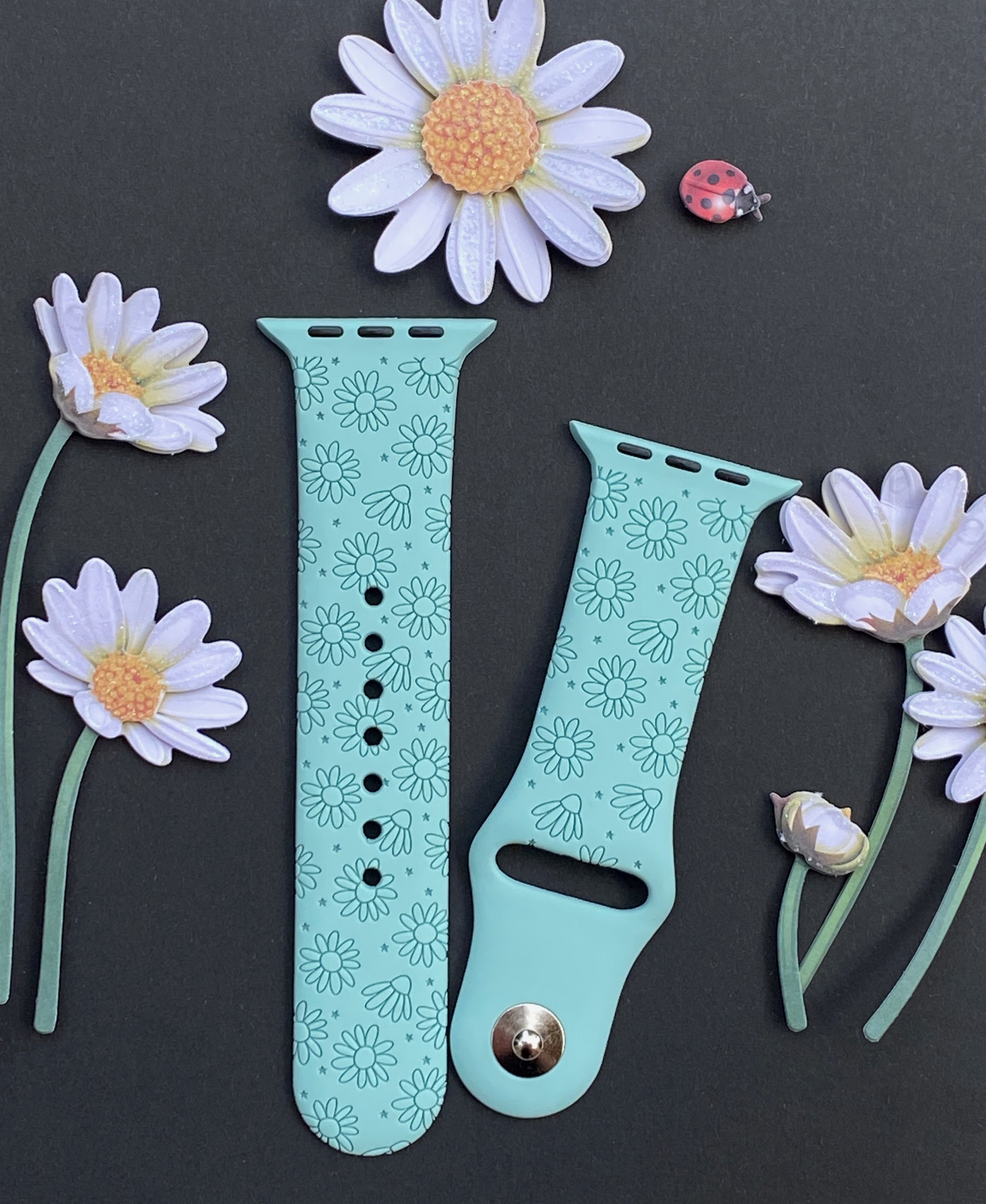 Daisies and Stars Apple Watch Band