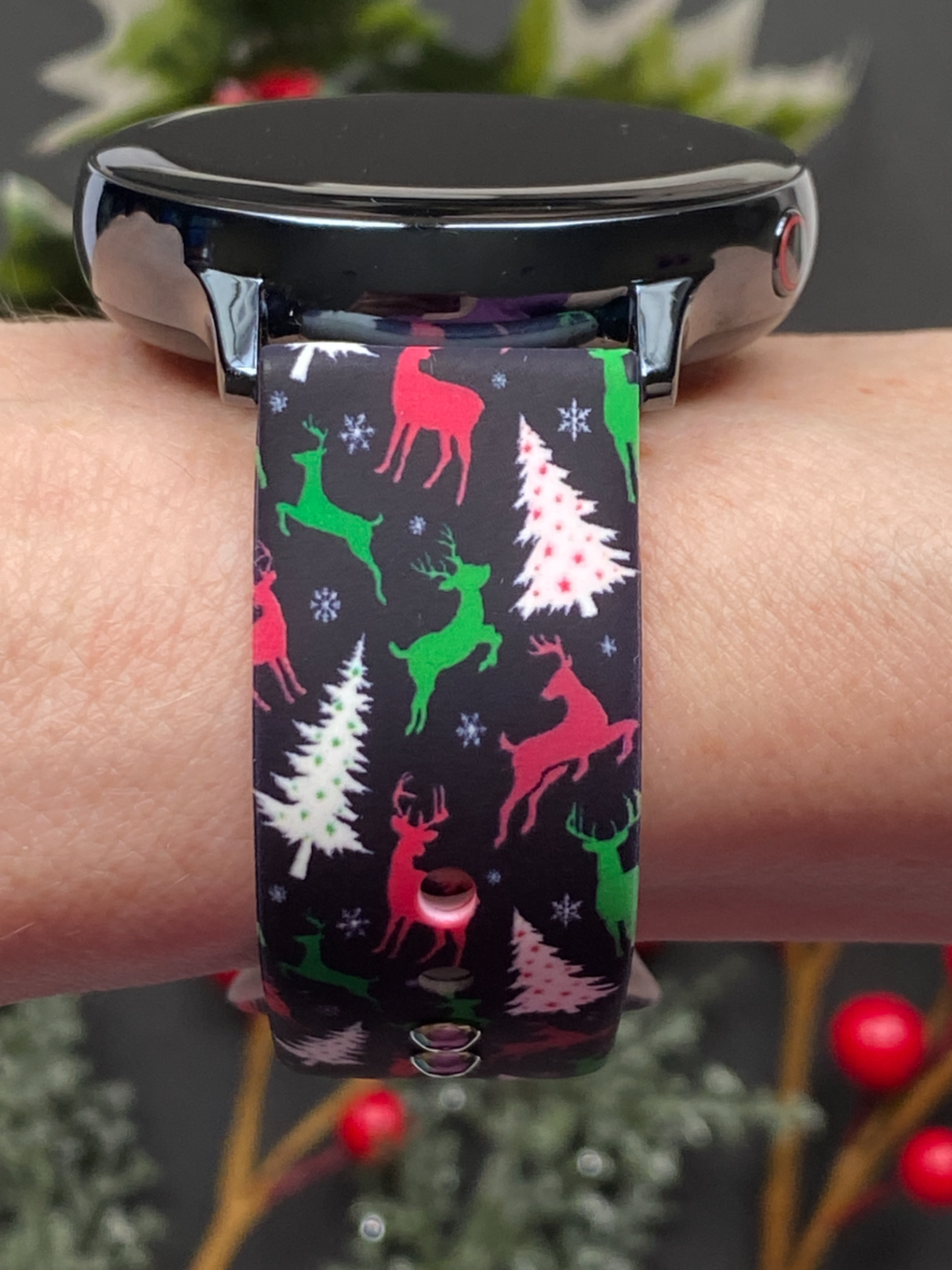 Christmas Deer Samsung Galaxy Watch Band