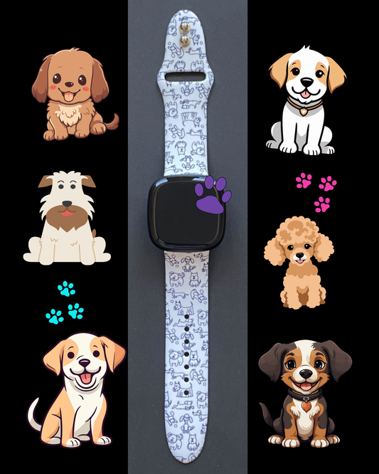 Dog Lover Fitbit Versa 3/Versa 4/Sense/Sense 2 Watch Band