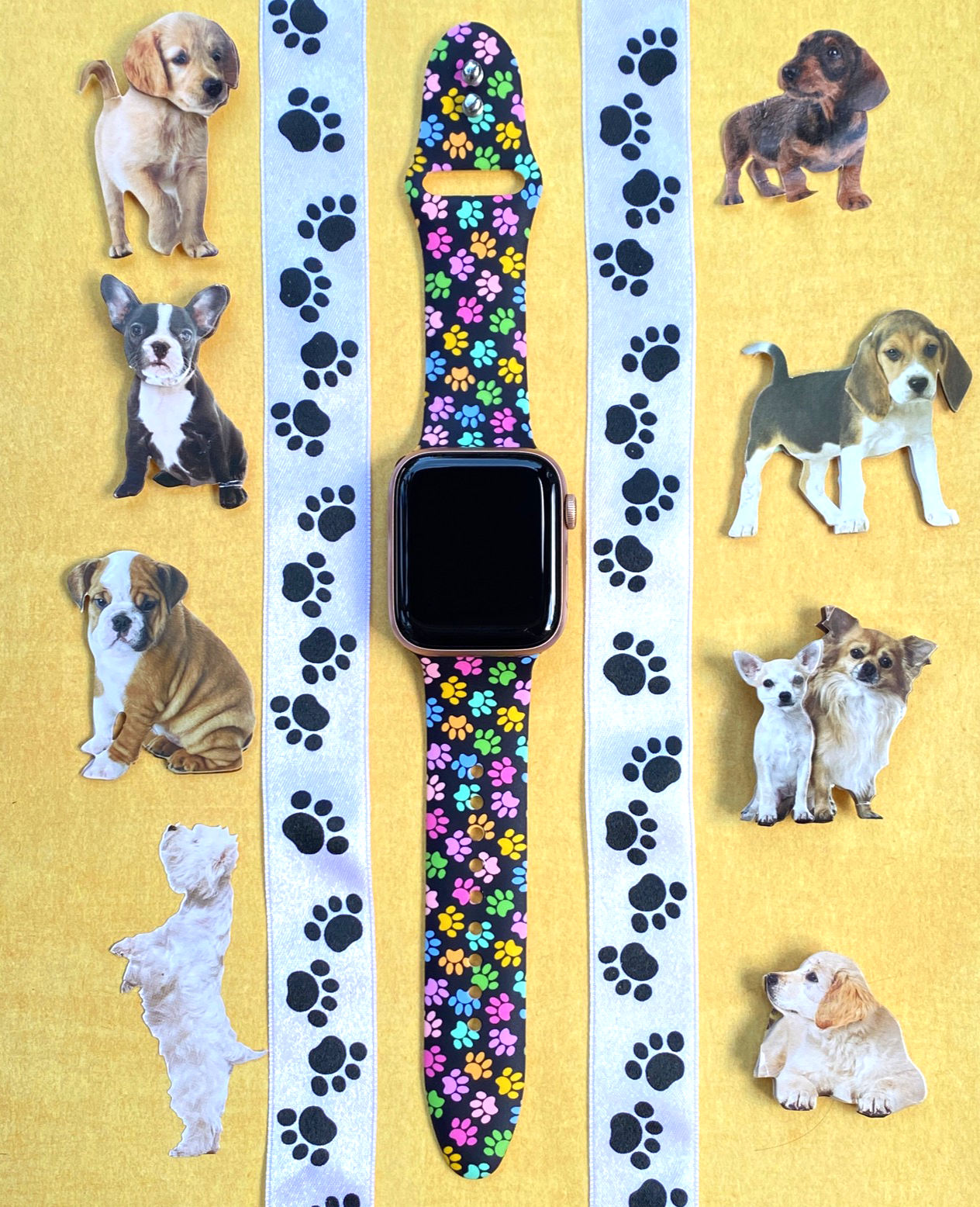 Paw Prints Apple Watch Band