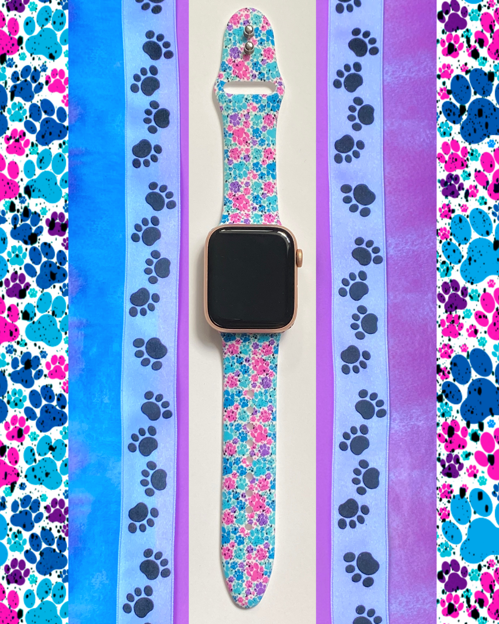 Paw print apple watch band hot sale