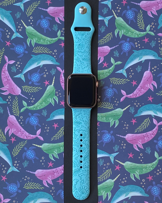 Tropical Dolphins Apple Watch Band