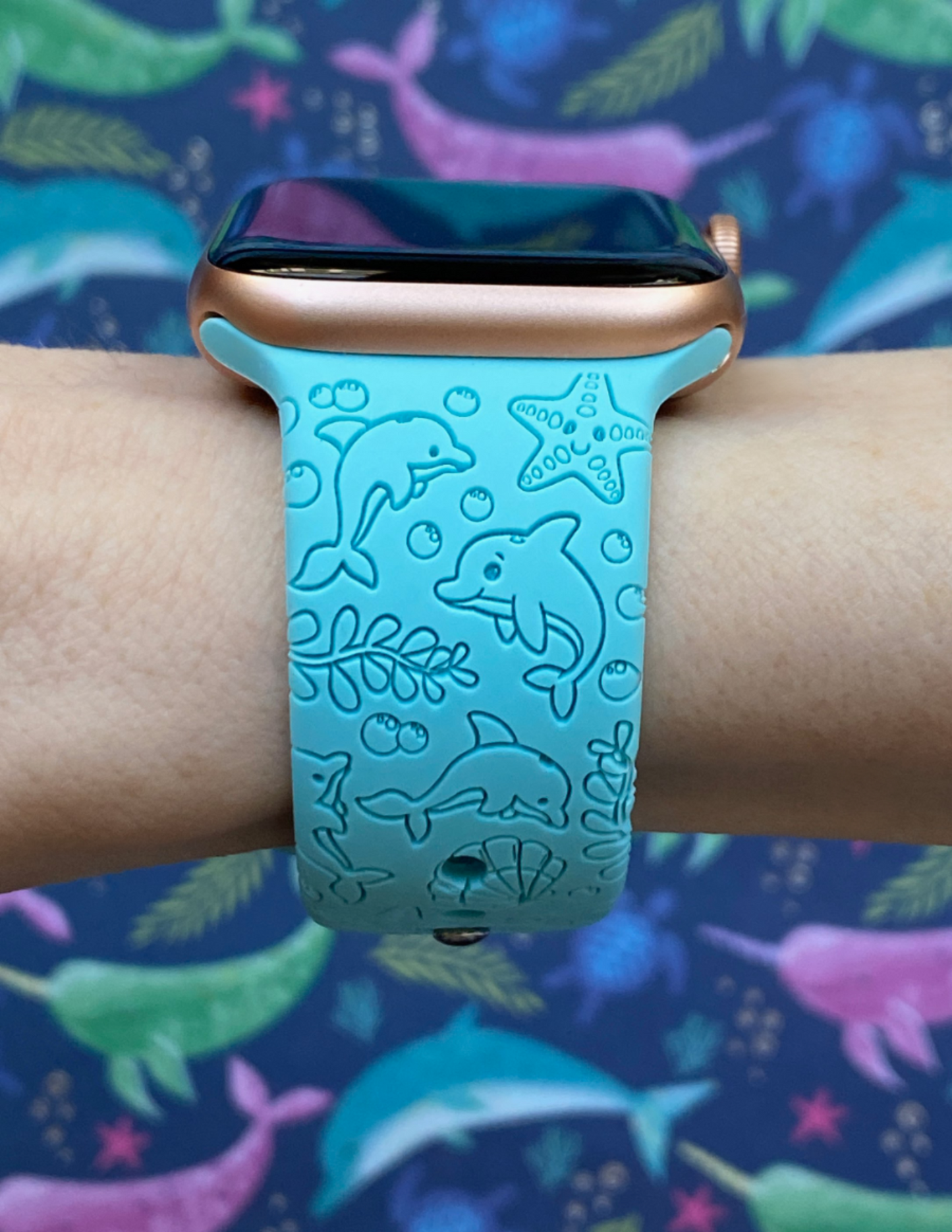 Tropical Dolphins Apple Watch Band