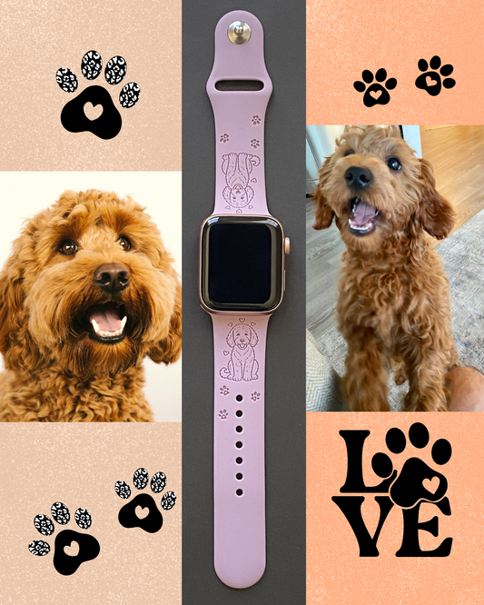 My Pet Goldendoodle Dog Watch Band For Apple Watch