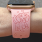 Happy Dachshund with Bow Dog Watch Band For Apple Watch