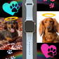 Long Hair Dachshund Rainbow Bridge Dog Watch Band For Apple Watch