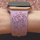 Happy Dachshund with Bow Dog Watch Band For Apple Watch