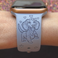 Happy Dachshund with Bow Dog Watch Band For Apple Watch