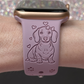 My Doxie Dog Dachshund With Bow Watch Band For Apple Watch