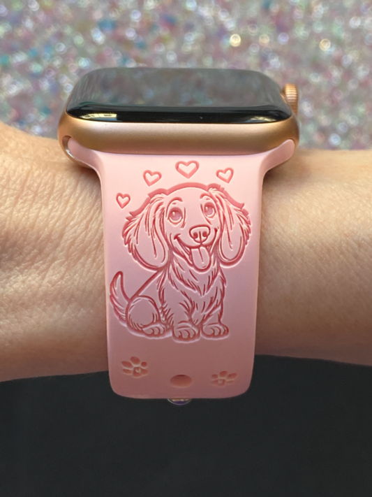 Cheerful Dachshund Watch Band For Apple Watch