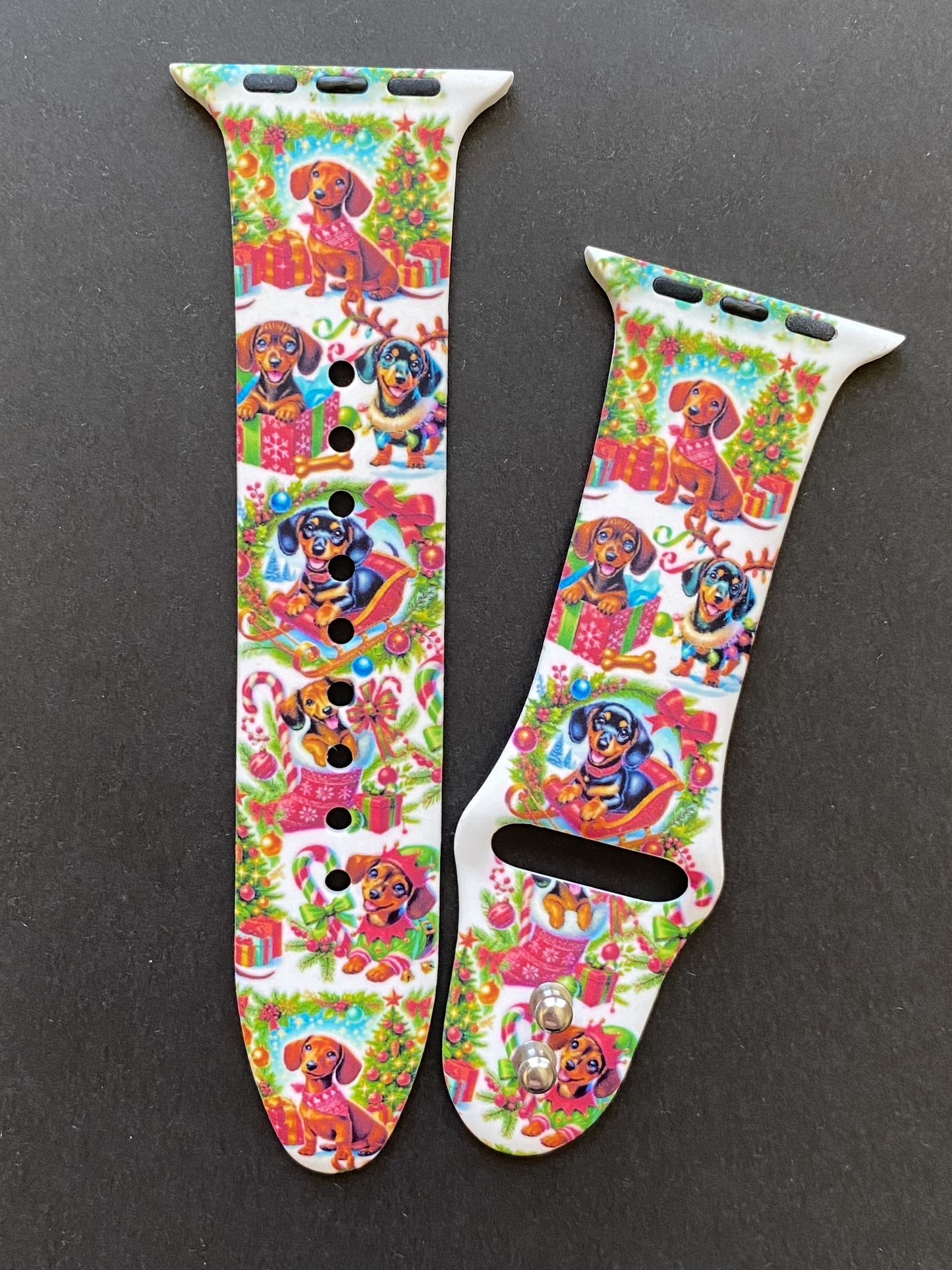 Dachshund Christmas Watch Band For Apple Watch
