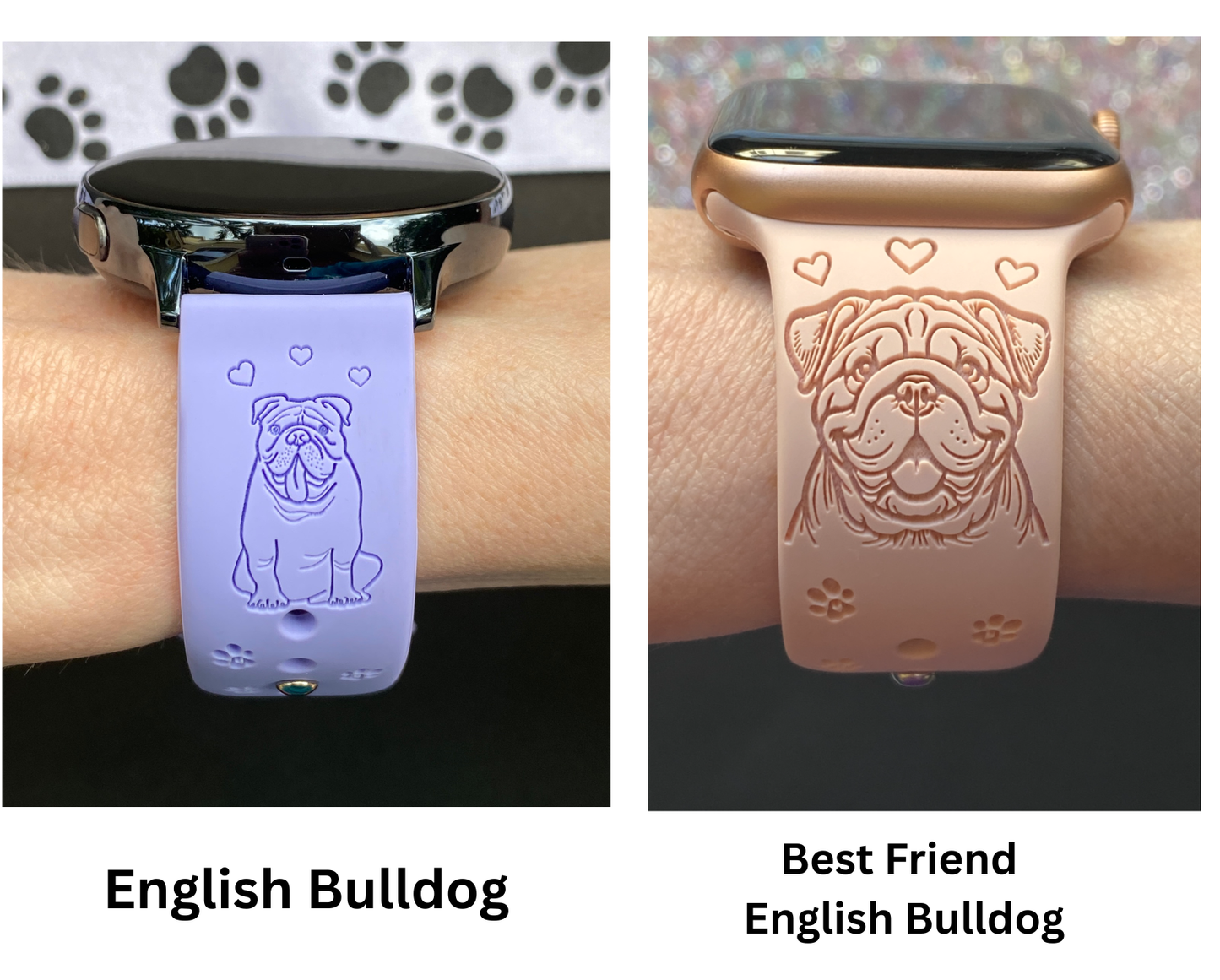 English Bulldog Samsung Galaxy Watch Band