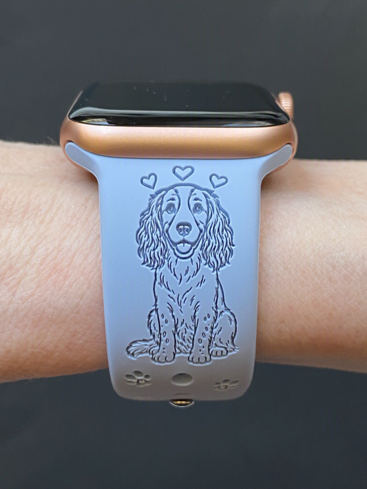 English Springer Spaniel Dog Watch Band For Apple Watch