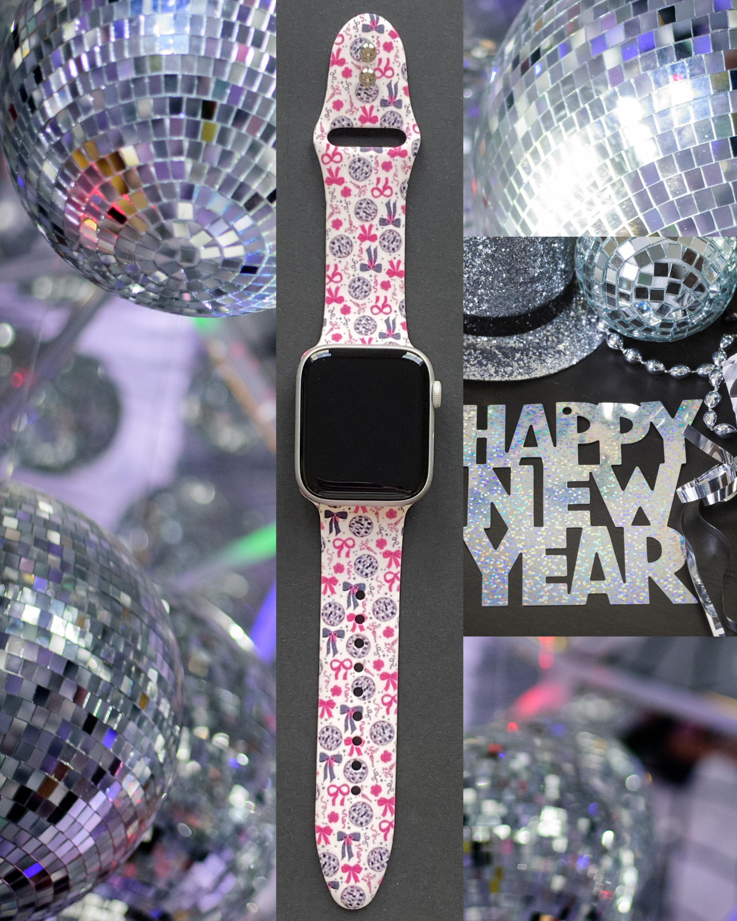 New Year's Celebration Watch Band For Apple Watch