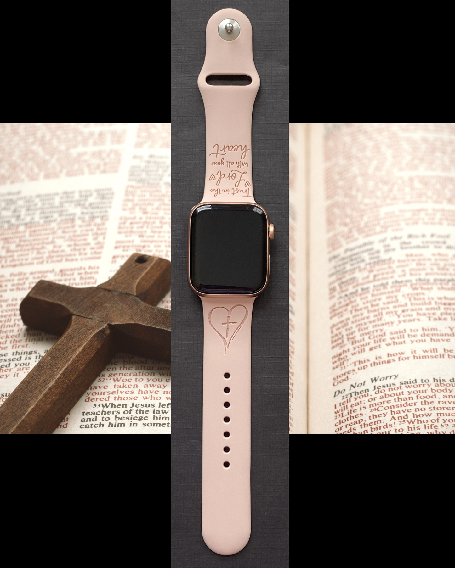 Cross and Verse Watch Band For Apple Watch