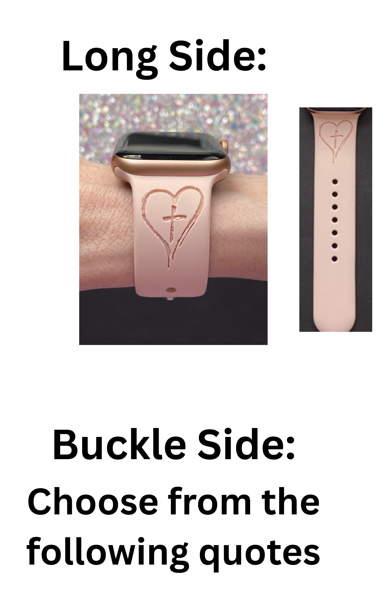 Cross and Verse Fitbit Versa 3/Versa 4/Sense/Sense 2 Watch Band