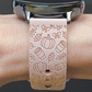 Autumn Pumpkins and Bows 20mm Samsung Galaxy Watch Band