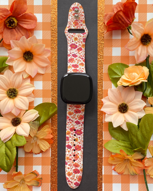 Fall Wildflowers Fitbit Versa 3/Versa 4/Sense/Sense 2 Watch Band