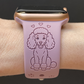 Fancy Poodle Dog Watch Band For Apple Watch