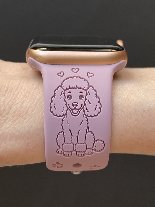 Fancy Poodle Dog Watch Band For Apple Watch