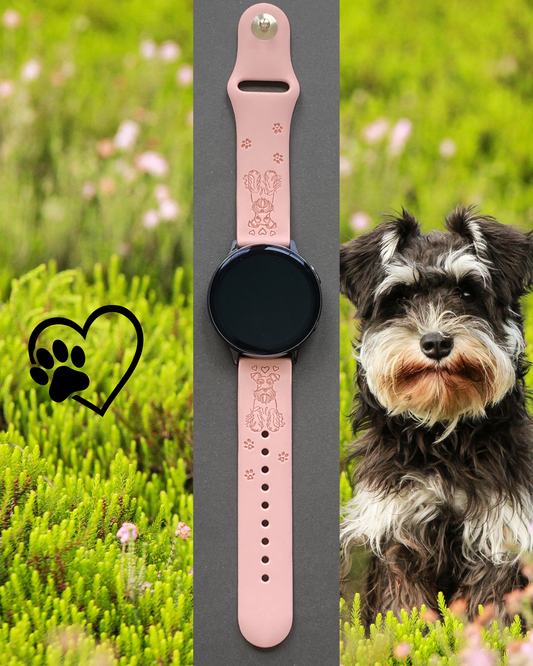 Fancy Schnauzer 20mm Samsung Galaxy Watch Band