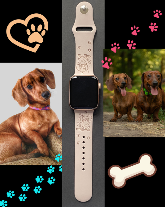 My Doxie Dog Dachshund Watch Band For Apple Watch