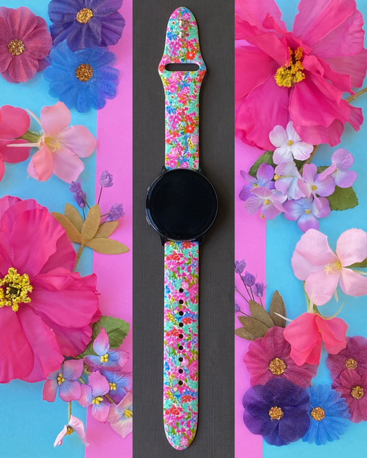 Flower Field Samsung Galaxy Watch Band