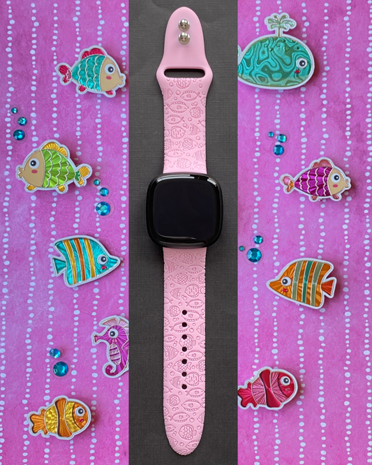 Tropical Fish Fitbit Versa 3/Versa 4/Sense/Sense 2 Watch Band