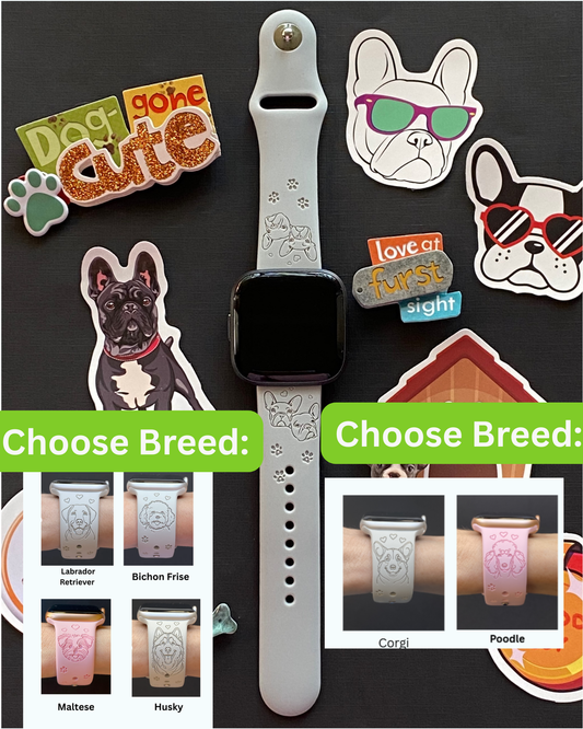 Dog Breed (#2) Fitbit Versa 1/2 Watch Band