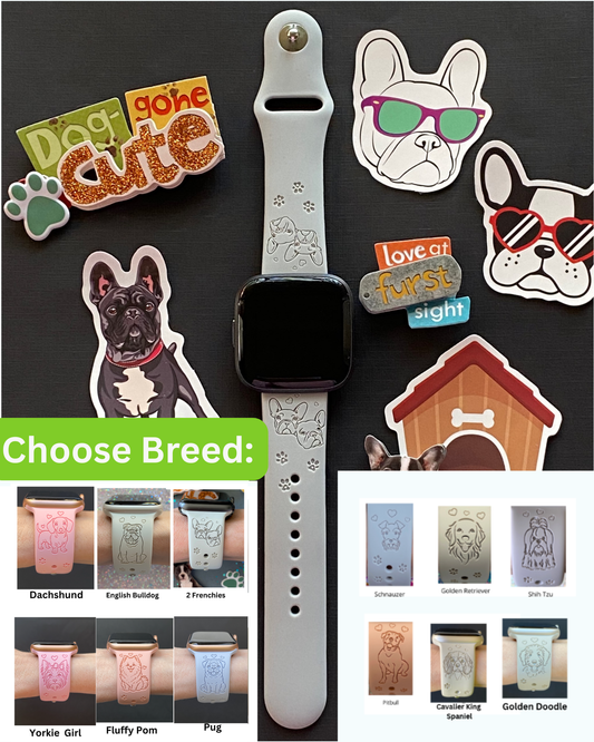 Dog Breed Fitbit Versa 1/Versa 2 Watch Band
